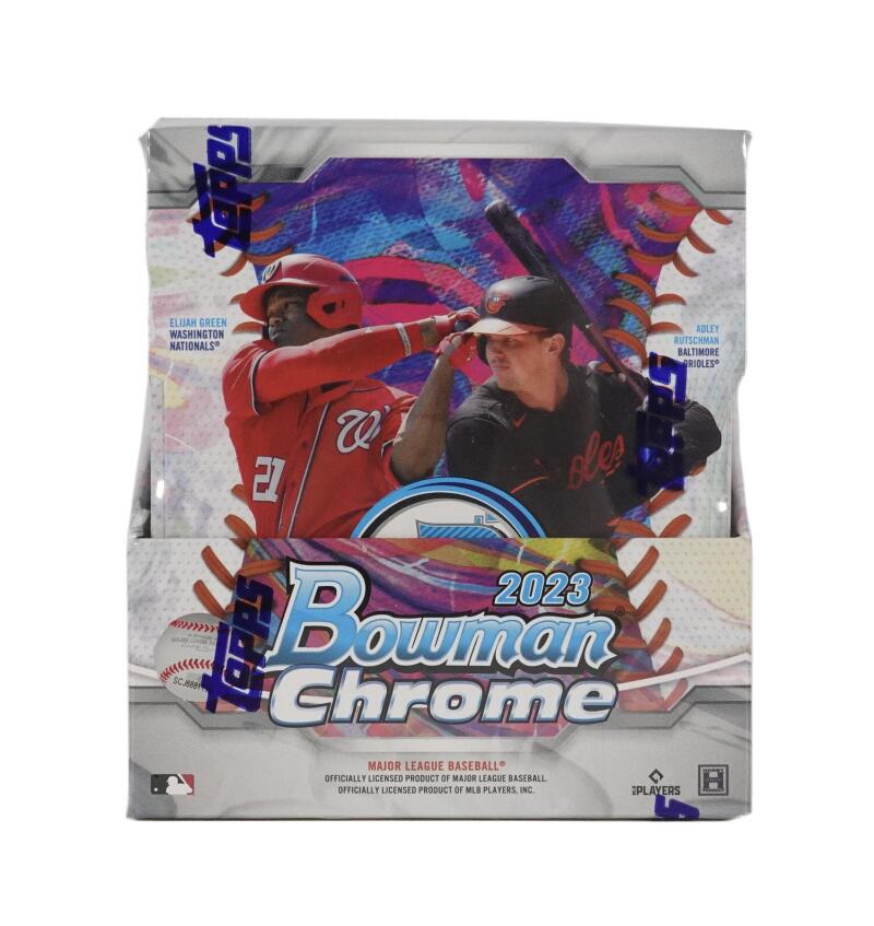 2023 Bowman Chrome Baseball Hobby Box Image 1