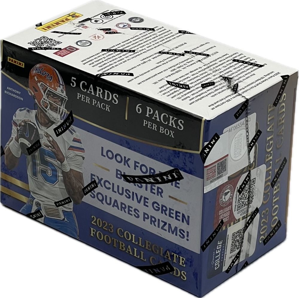 2023 Panini Select Draft Football Blaster Box (Green Square Prizms!) Image 2