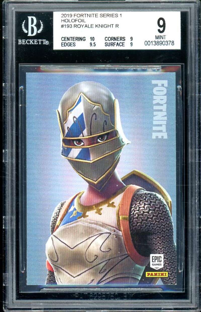 Royale Knight Card 2019 Fortnite Series 1 Holofoil USA #112 (pop 2) BGS 9 Image 1