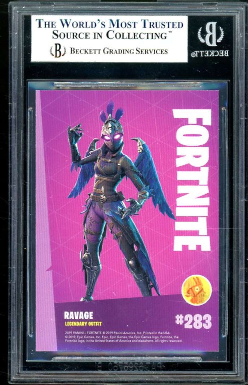 Ravage Card 2019 Fortnite Series 1 Holofoil USA #283 (pop 3) BGS 9 (9.5 9 9 9) Image 2