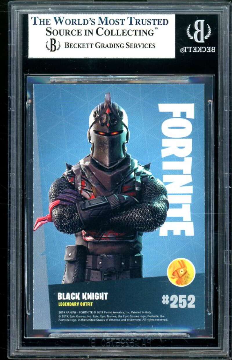 Black Knight Card 2019 Fortnite Series 1 Italian #252 BGS 8 (8 8.5 8 8.5) Image 2