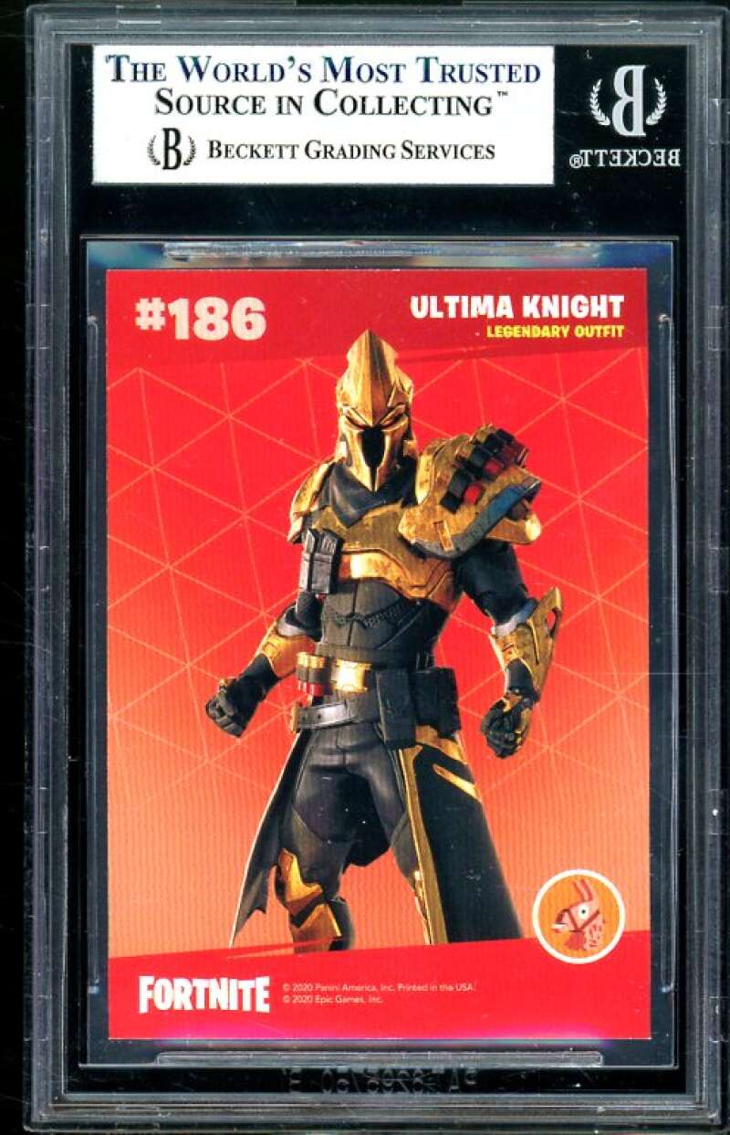 Ultimate Knight Card 2020 Fortnite Series 2 USA #186 BGS 9 (9 9.5 9.5 9) Image 2