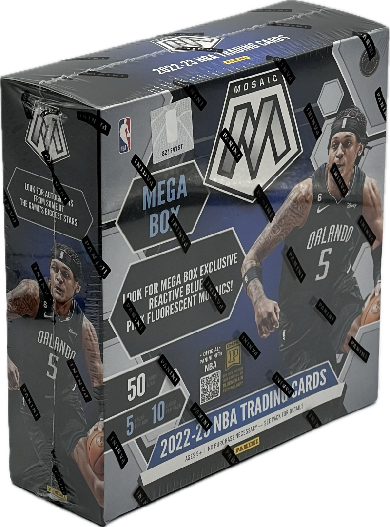 2022-23 Panini Mosaic Basketball Mega Box  (Reactive Blue and Pink Fluorescent!) Image 1