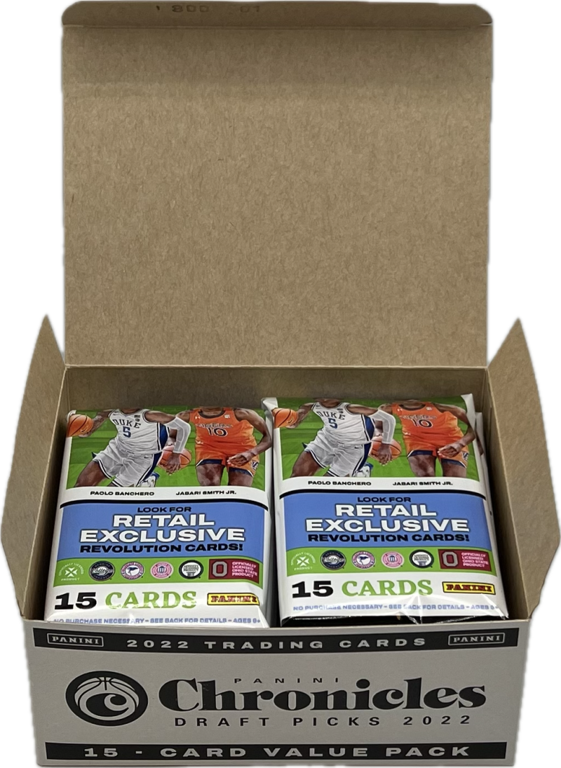 2022-23 Panini Chronicles Draft Picks Basketball Jumbo Value 12-Pack Box Image 2