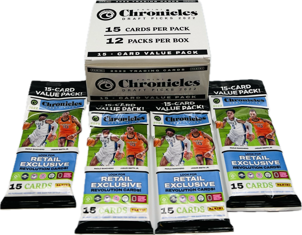 2022-23 Panini Chronicles Draft Picks Basketball Jumbo Value 12-Pack Box Image 1