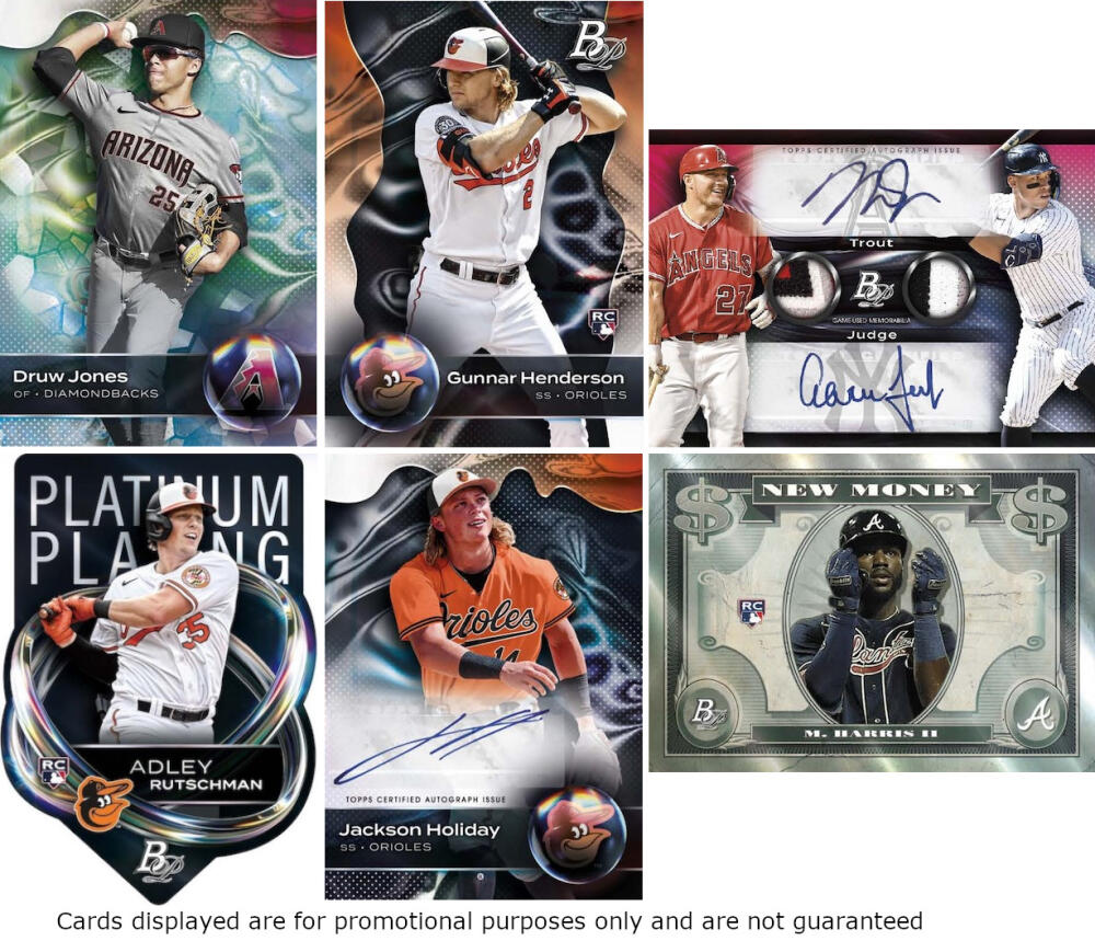 2023 Bowman Platinum Baseball Blaster Box Image 3