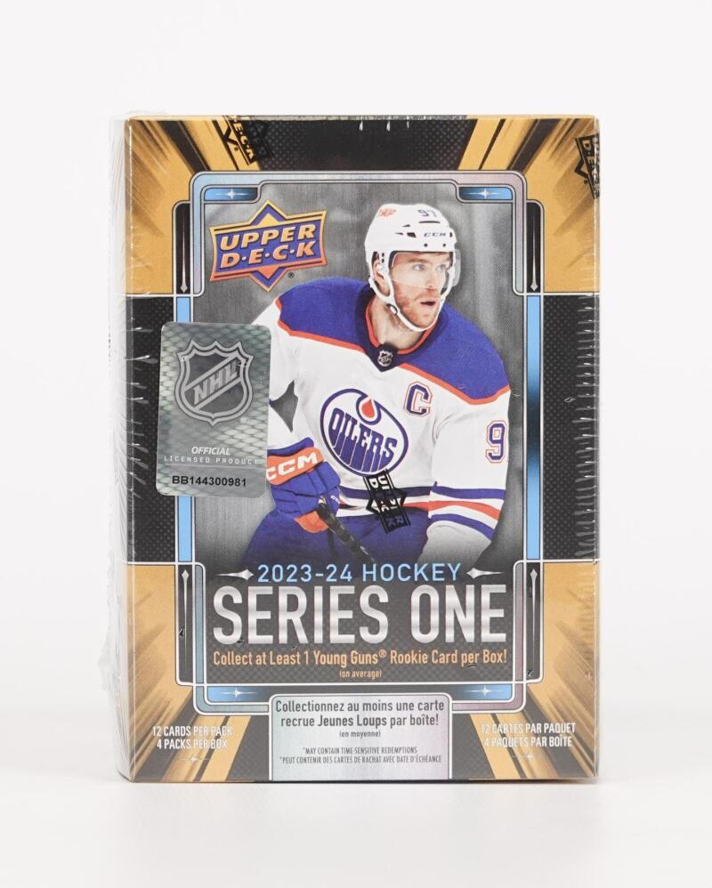 2023-24 Upper Deck Series 1 Hockey 4-Pack Blaster Box Image 2