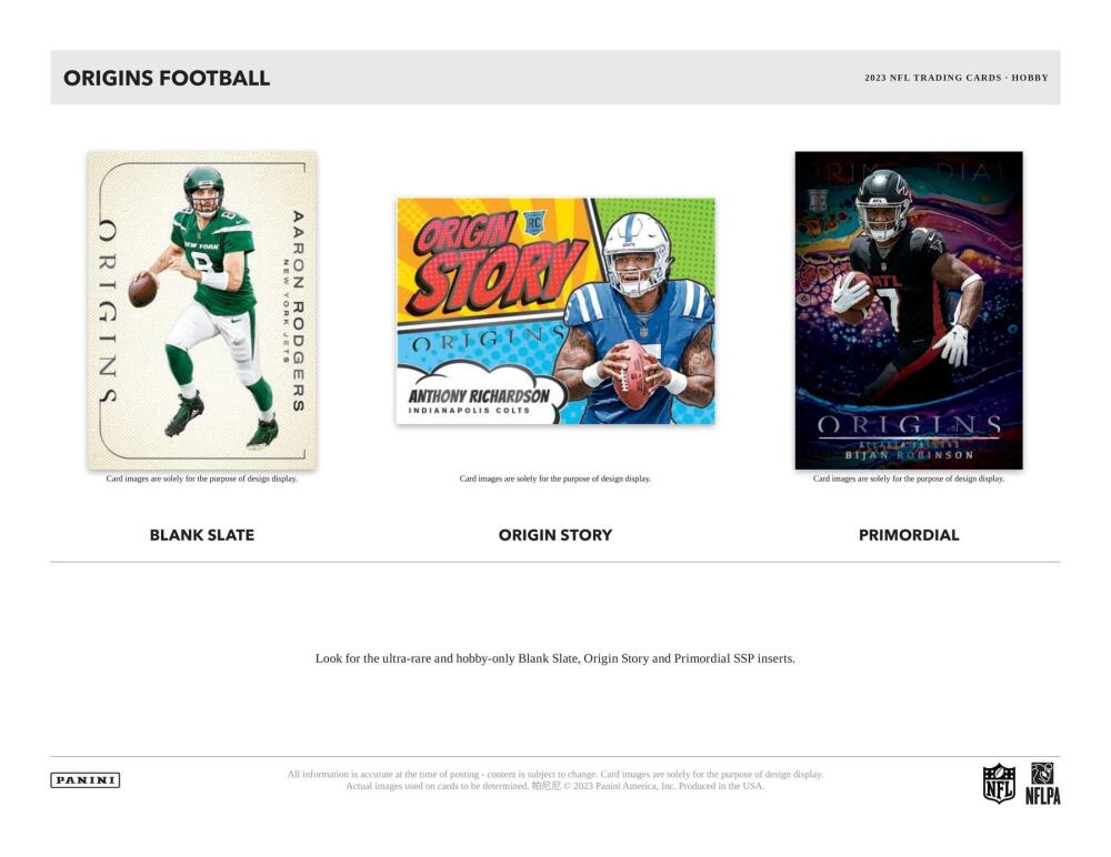 2023 Panini Origins Football Hobby Box Image 5