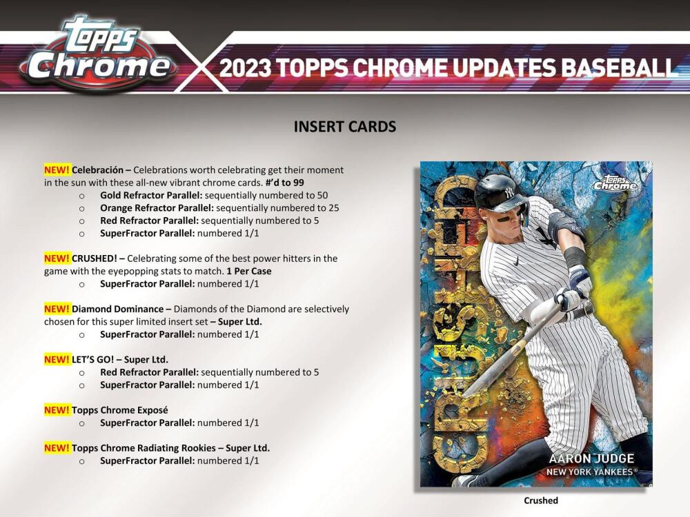 2023 Topps Chrome Update Series Baseball Hobby Box Image 6