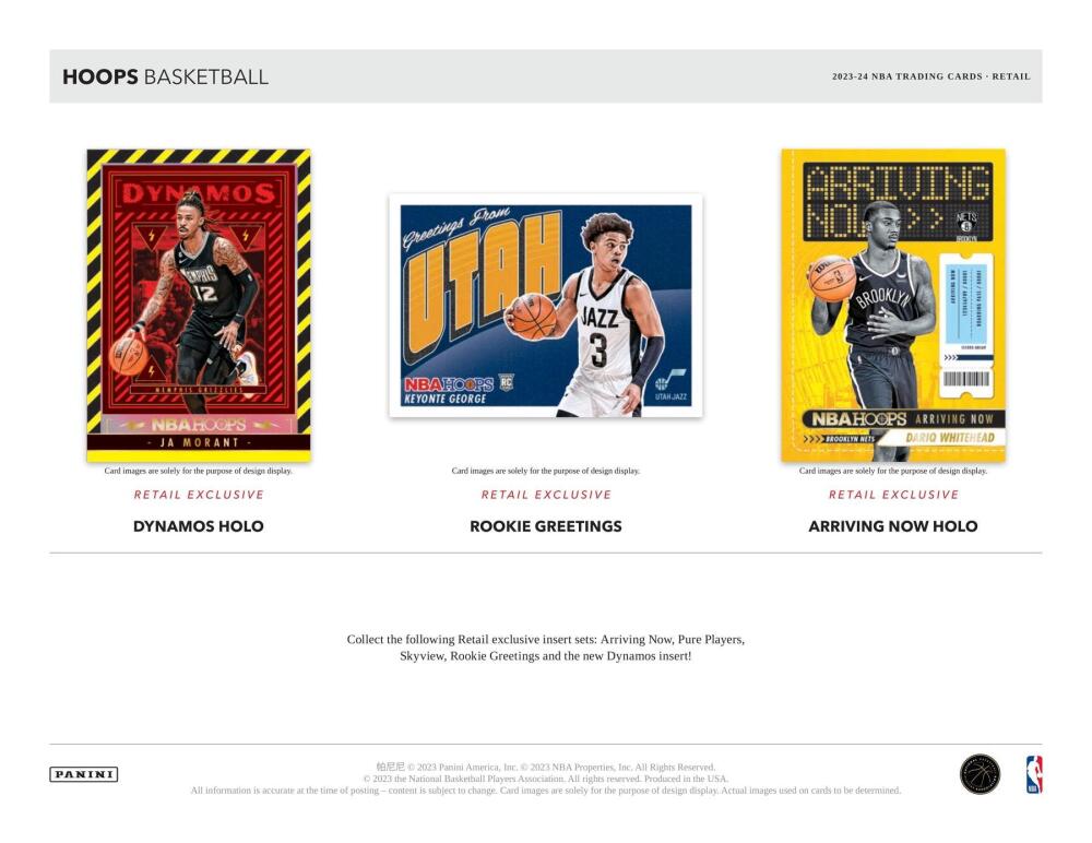 2023-24 Panini NBA Hoops Basketball 6-Pack Blaster Box Image 5