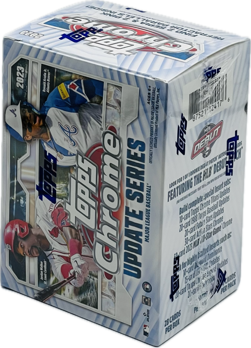 2023 Topps Chrome Update Series Baseball Blaster Box Image 2