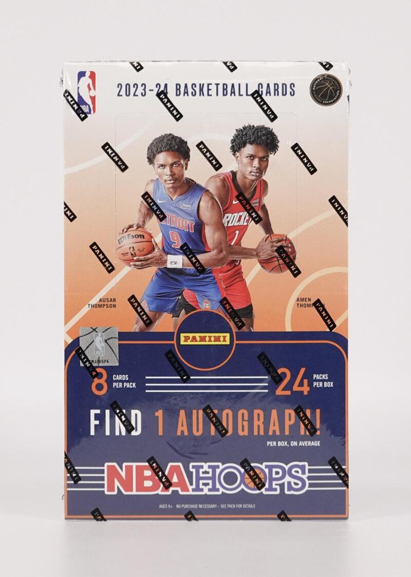 2023-24 Panini NBA Hoops Basketball Hobby Box Image 1