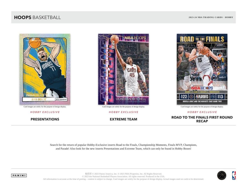 2023-24 Panini NBA Hoops Basketball Hobby Box Image 6