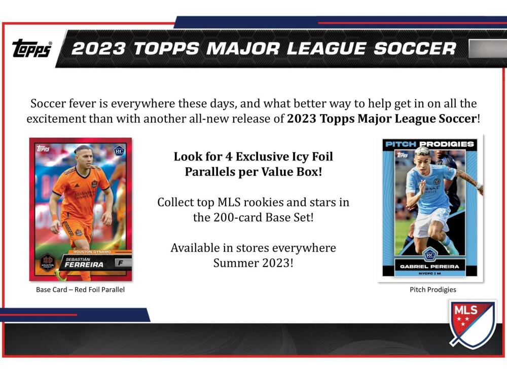 2023 Topps MLS Major League Soccer 11-Pack Blaster Box Image 2