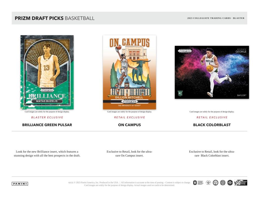 2023-24 Panini Prizm Draft Picks Basketball Blaster Box Image 4