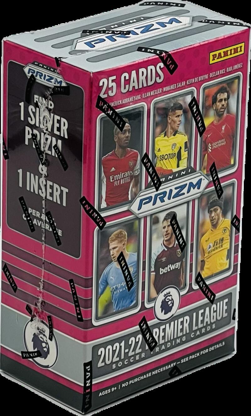 2021-22 Panini Prizm Premier League Soccer Cereal Box Image 1
