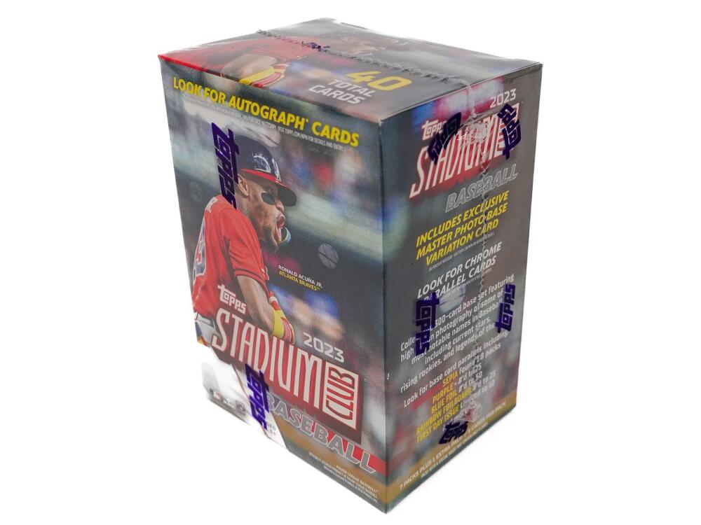 2023 Topps Stadium Club Baseball 8-Pack Blaster Box Image 1