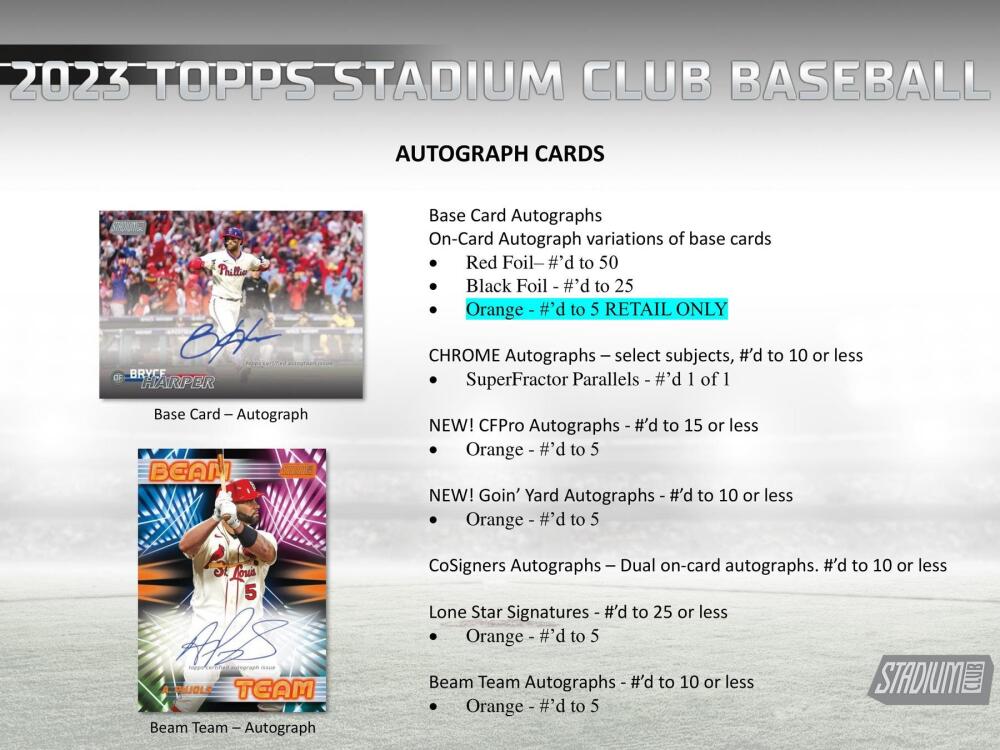 2023 Topps Stadium Club Baseball 8-Pack Blaster Box Image 6