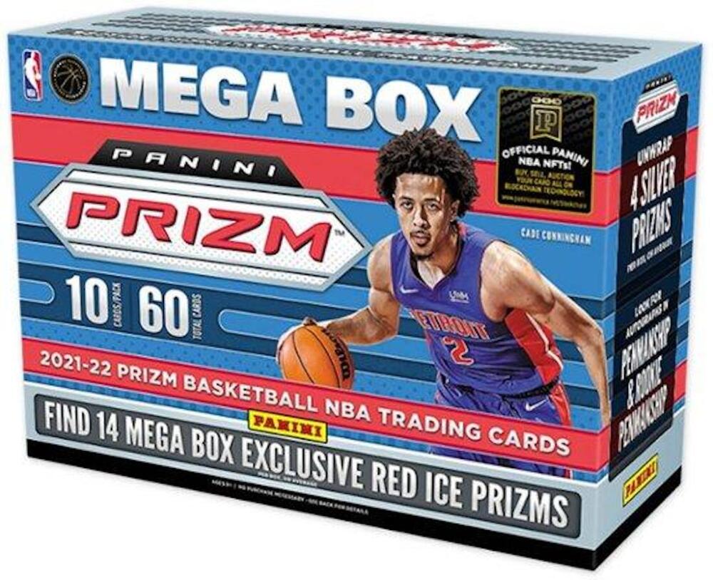 2021-22 Panini Prizm Basketball Mega Box (Red Ice Prizms!) Image 1