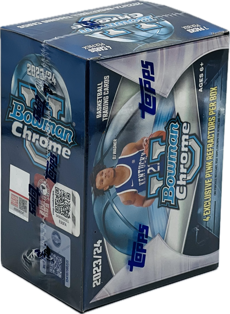 2023-24 Bowman University Chrome Basketball 7-Pack Blaster Box Image 2