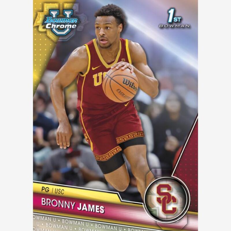 2023-24 Bowman University Chrome Basketball 7-Pack Blaster Box Image 5