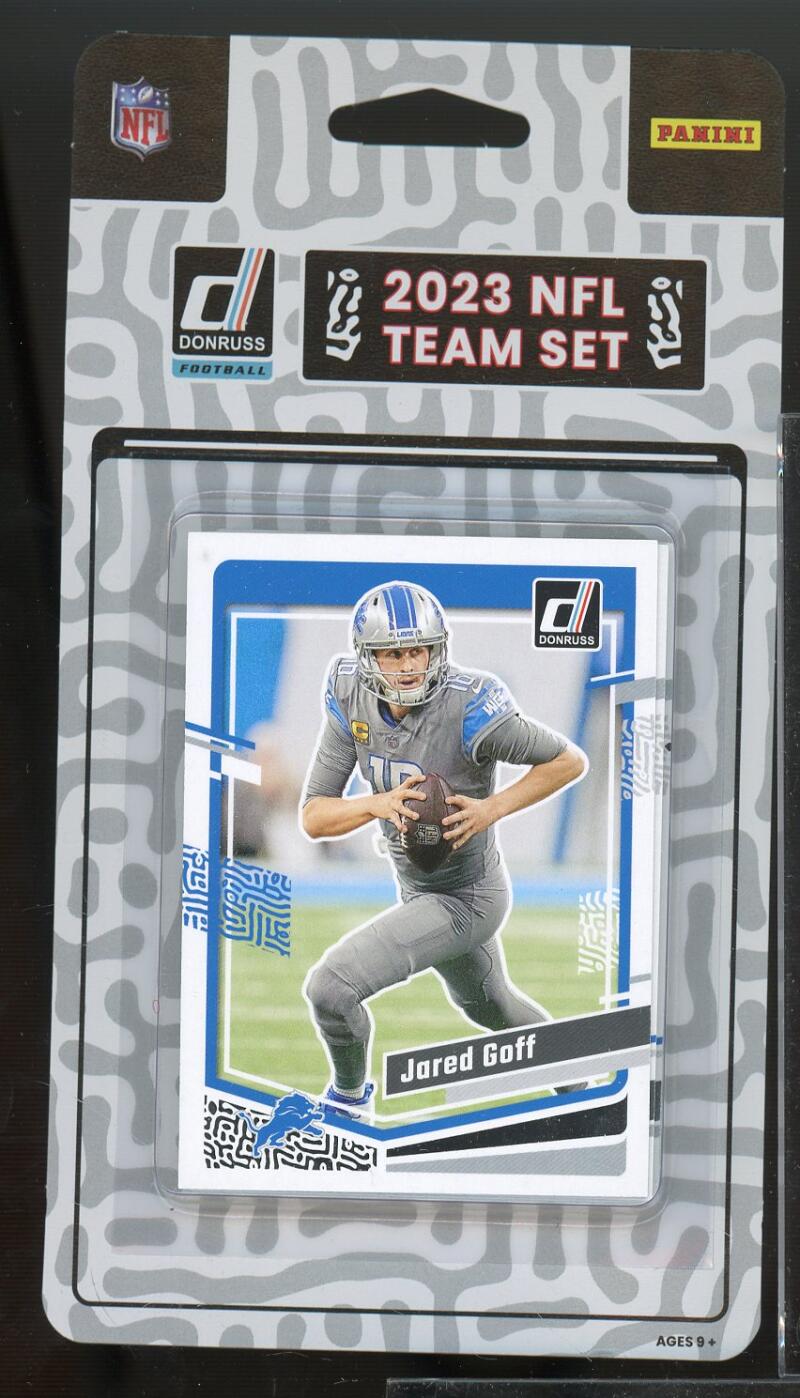 2023 Donruss Detroit Lions NFL Team Collection Hanger Set Image 1
