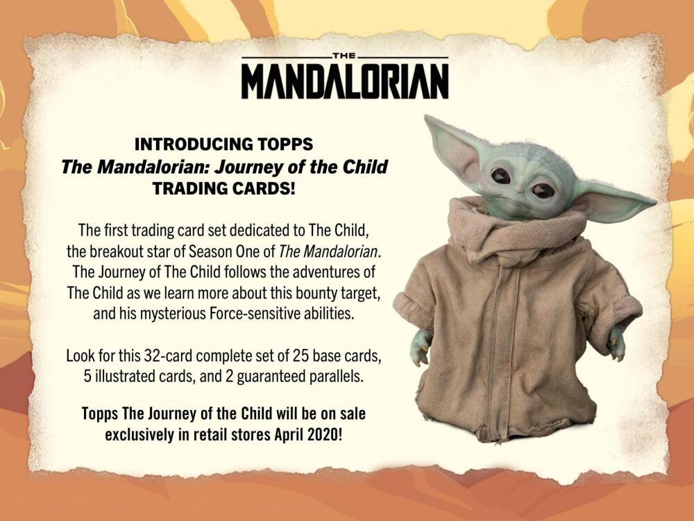 2020 Topps Star Wars Mandalorian Journey of the Child Blaster Box Image 3
