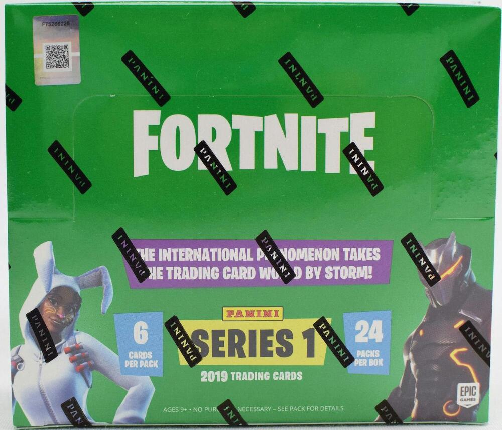 2019 Fortnite Series 1 Trading Cards Hobby Box  (USA PRINT / Panini Wrap) Image 1