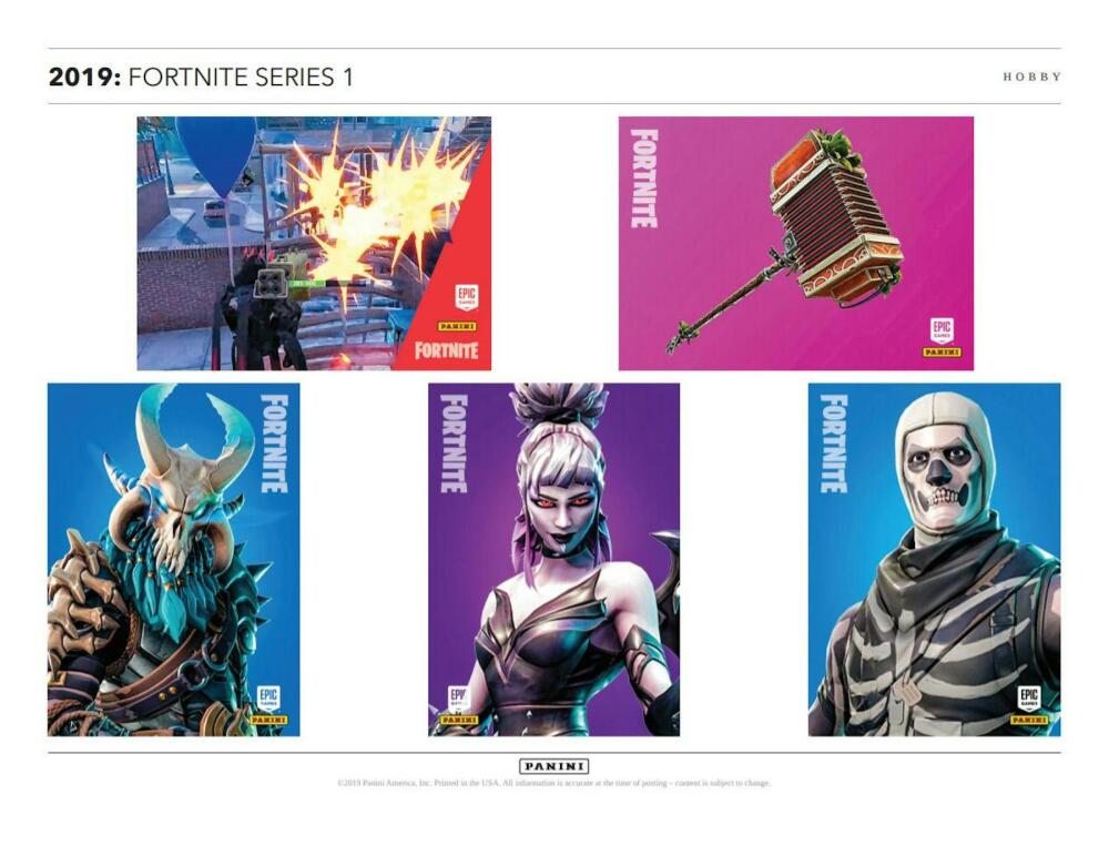 2019 Fortnite Series 1 Trading Cards Hobby Box  (USA PRINT / Panini Wrap) Image 4