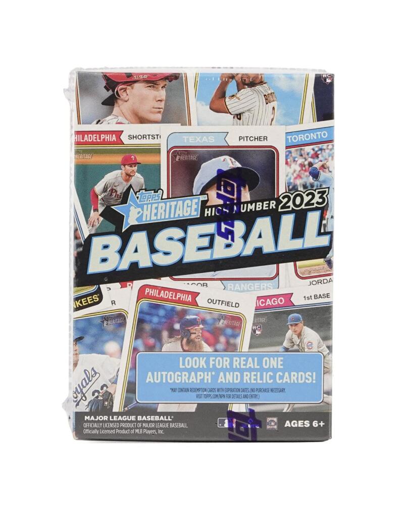 2023 Topps Heritage High Number Baseball 8-Pack Blaster Box Image 2