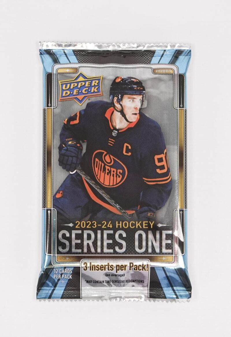 2023-24 Upper Deck Series 1 Hockey Hobby Box Image 3