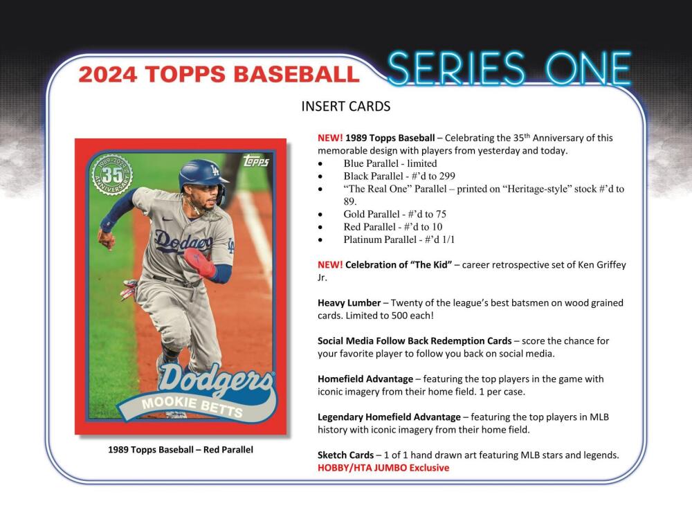 2024 Topps Series 1 Baseball Hobby Box Image 7