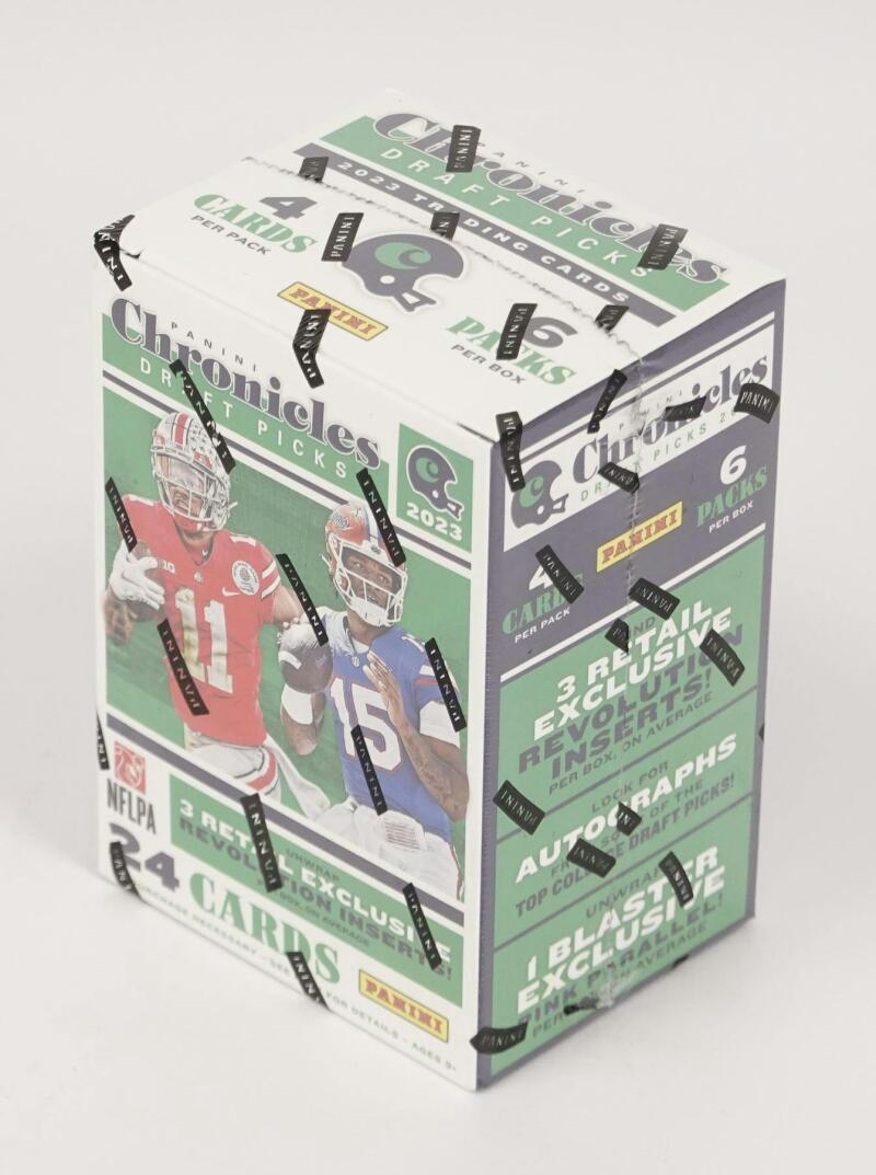2023 Panini Chronicles Draft Picks Football 6-Pack Blaster Box Image 2