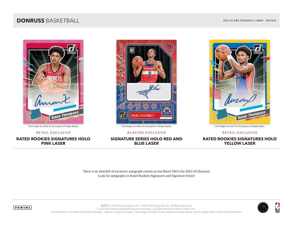 2023-24 Panini Donruss Basketball 6-Pack Blaster Box Image 4