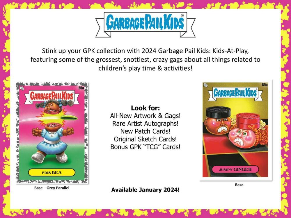 2024 Garbage Pail Kids Series 1: Kids At Play - Hobby Box Image 4