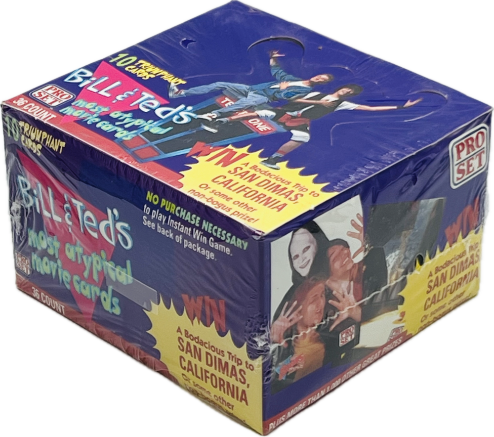 1991 Pro Set Bill and Teds Excellent Adventure Movie Cards Box Image 1