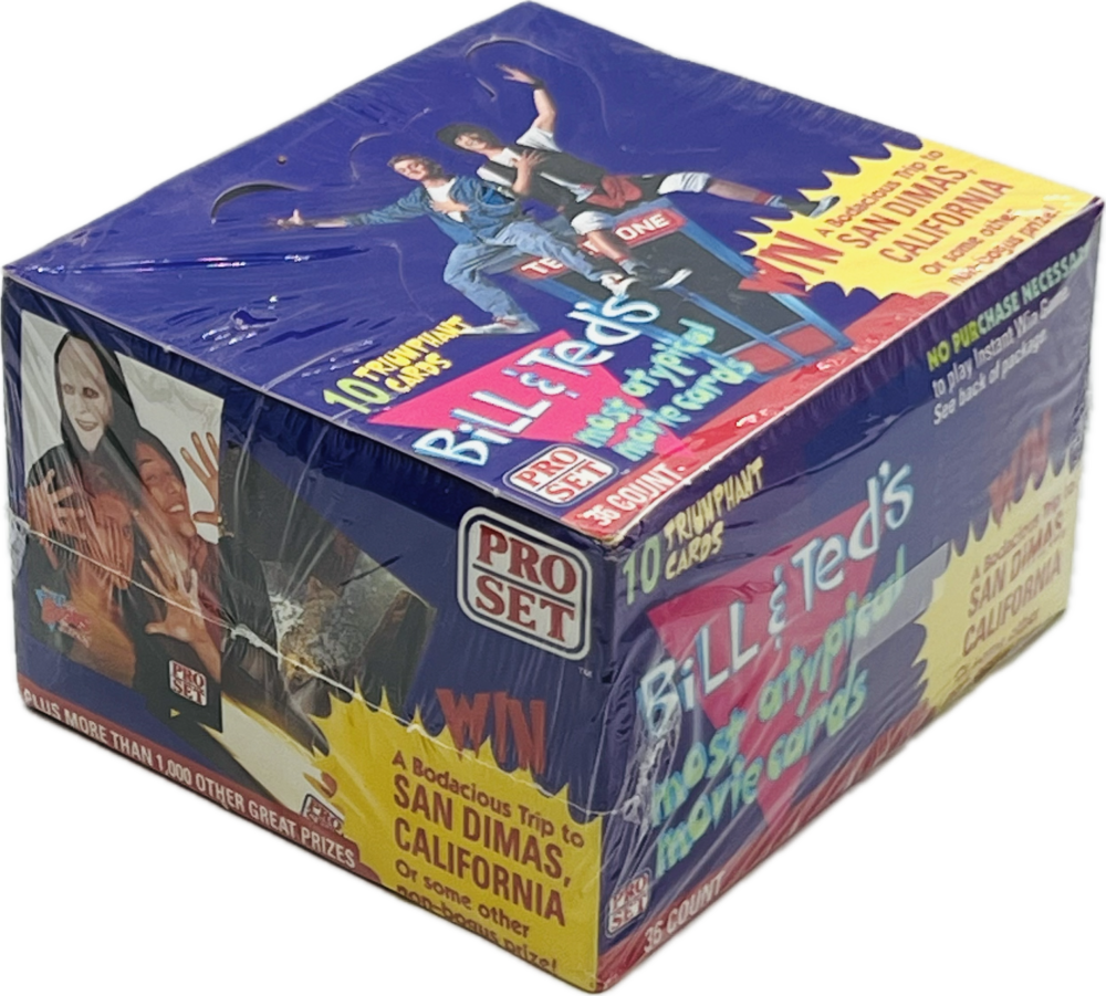 1991 Pro Set Bill and Teds Excellent Adventure Movie Cards Box Image 3