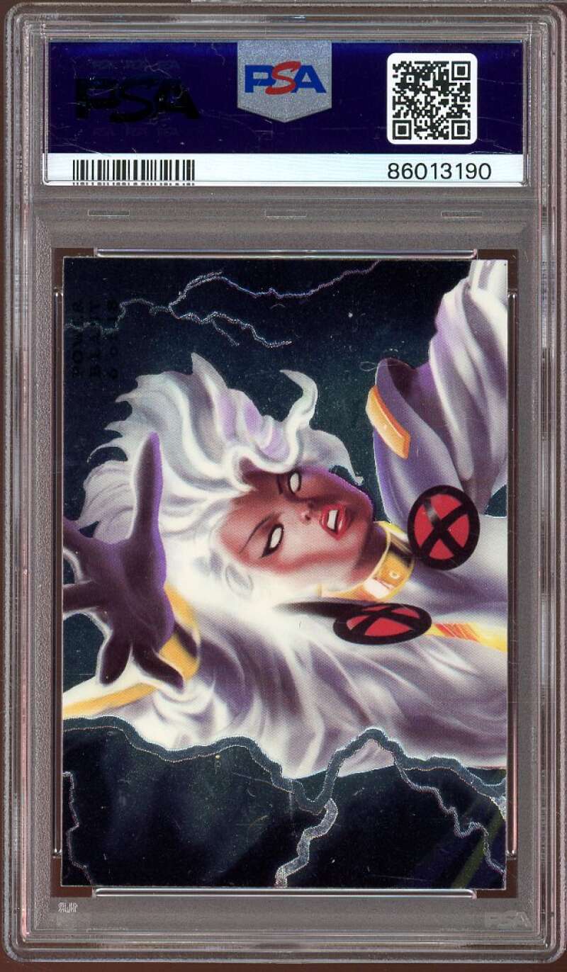 Storm Card 1994 Marvel Universe Flair Power Blast #6 PSA 10 Image 2