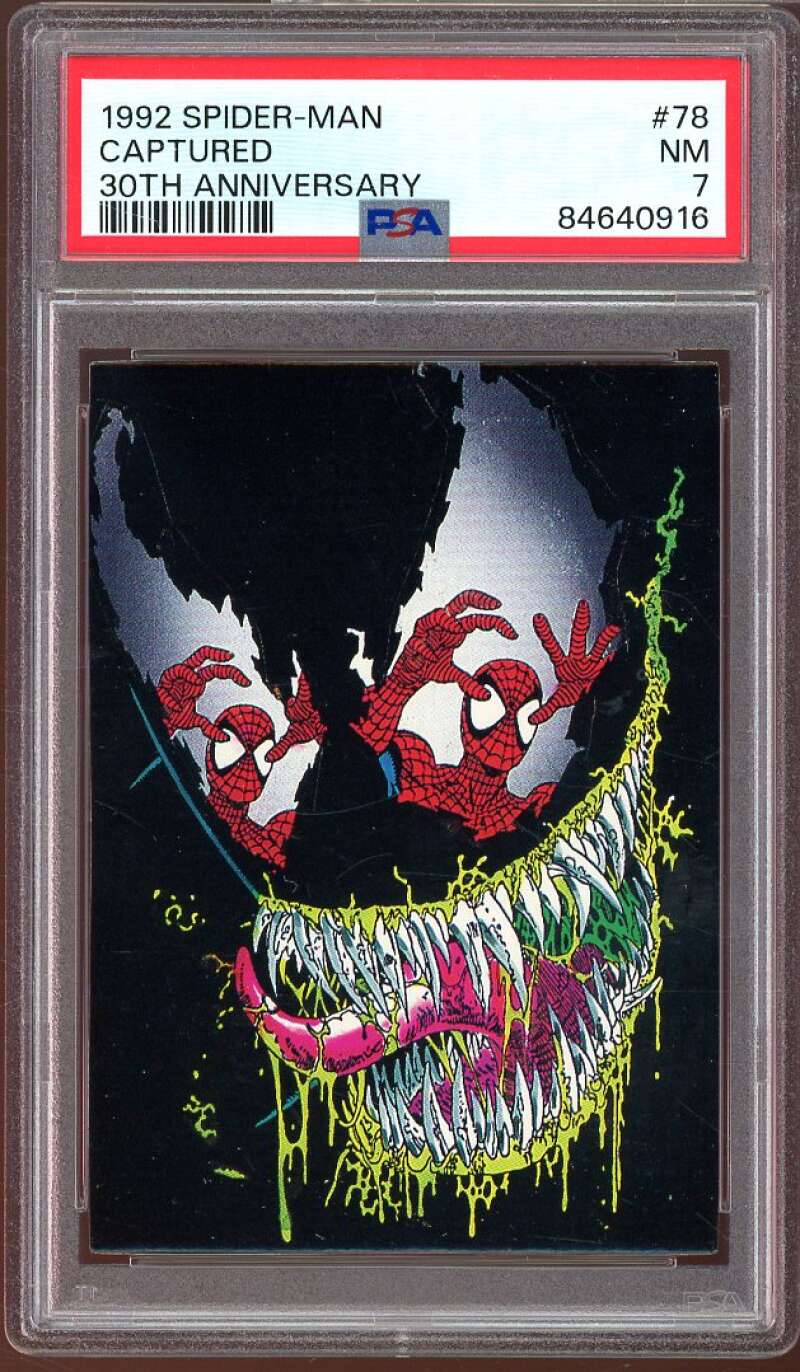 Captured Card 1992 Spider-Man 30Th Anniversary #78 PSA 7 Image 1