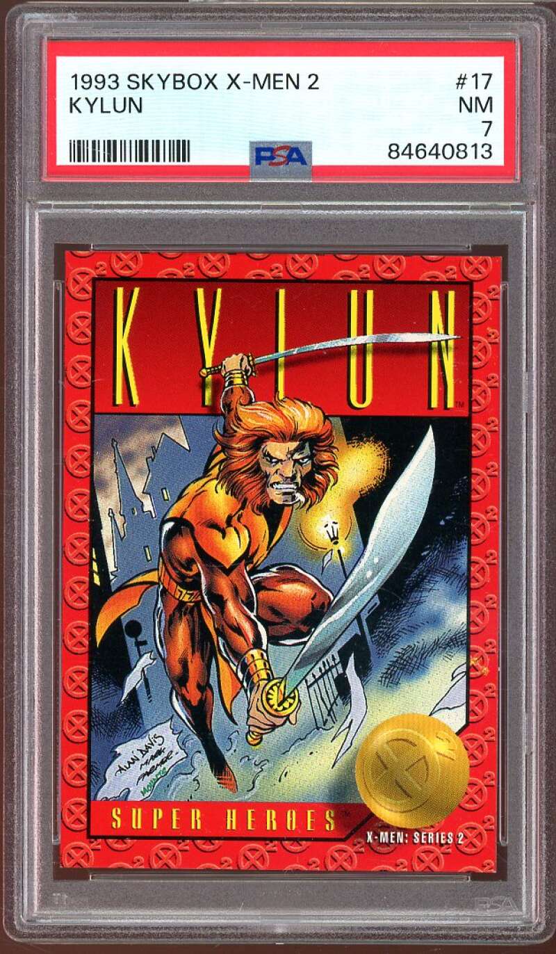 Kylun Card 1993 Skybox X-Men 2 #17 PSA 7 Image 1