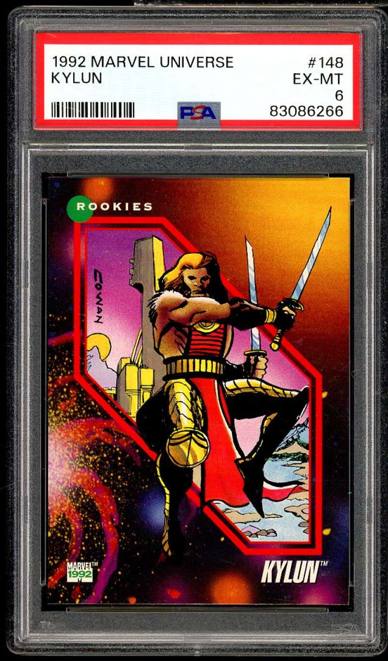 Kylun Card 1992 Marvel Universe #148 PSA 6 Image 1