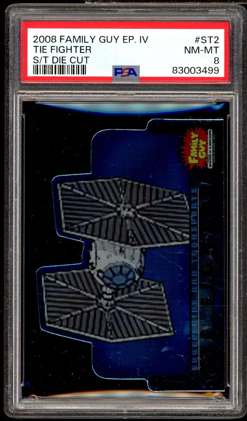 Tie Fighter Card 2008 Family EP. IV S/T Die Cut #st2 PSA 8 Image 1