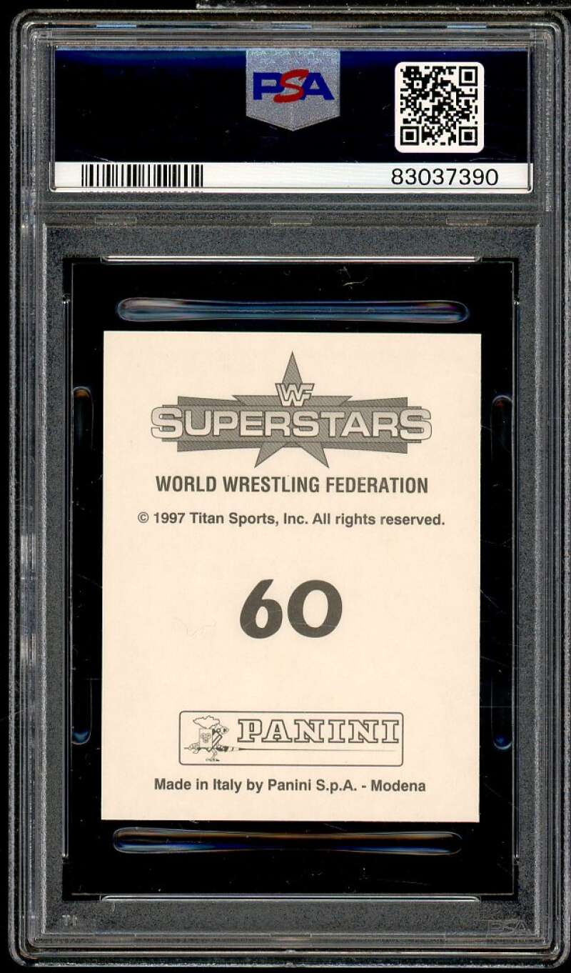 Goldust/Marlena Card 1997 Panini WWF Superstars Stickers #60 PSA 6 Image 2