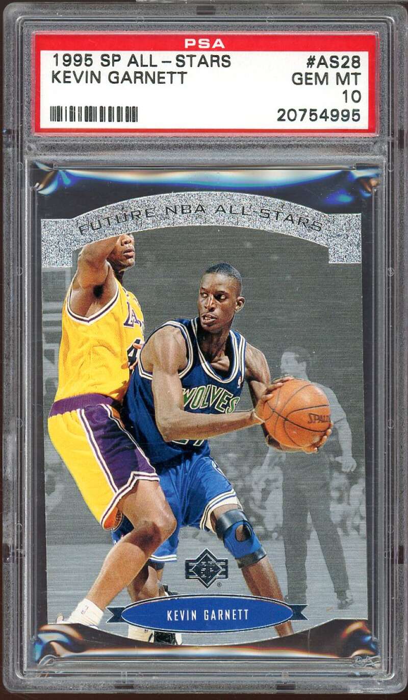 Kevin Garnett Rookie Card 1995-96 SP All-Stars #as28 PSA 10 Image 1