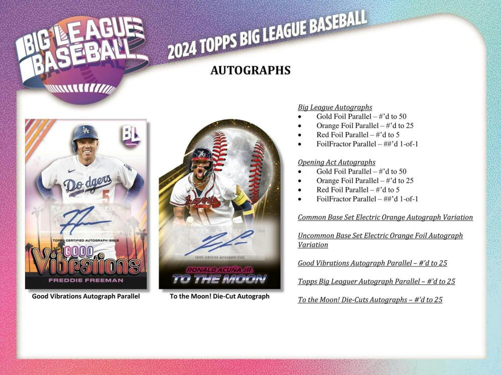 2024 Topps Big League Baseball Hobby Box Image 6