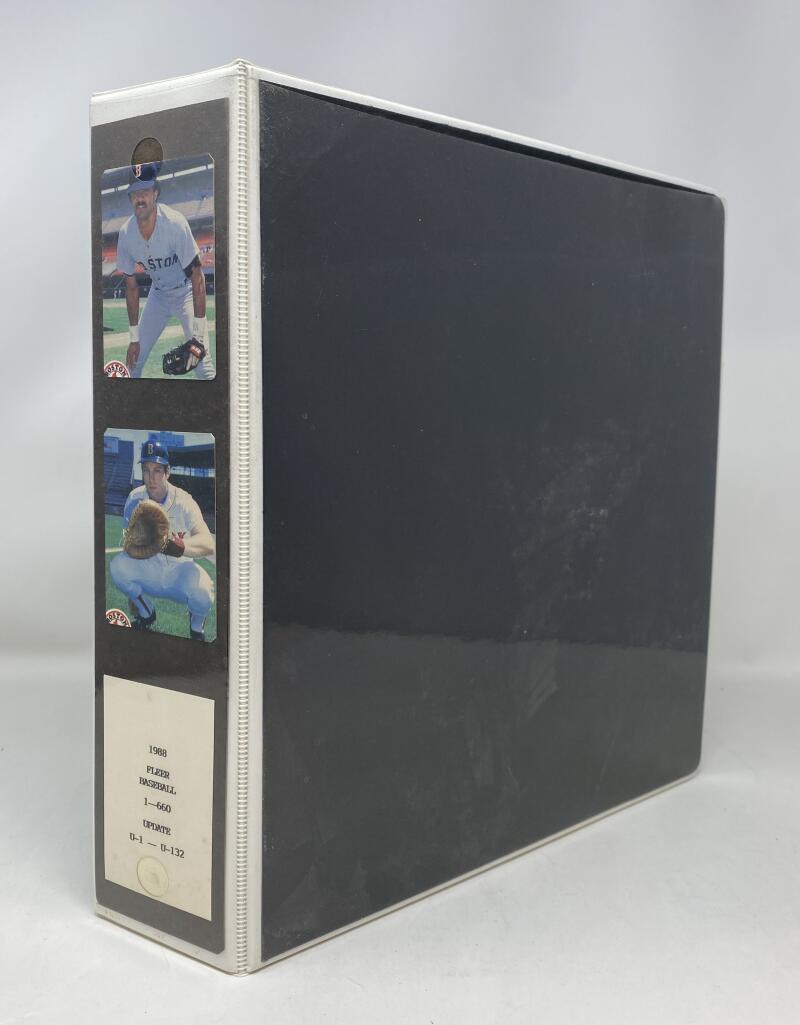 1988 Fleer Baseball Binder Set 1-660 w/ Update 1-132 Image 2
