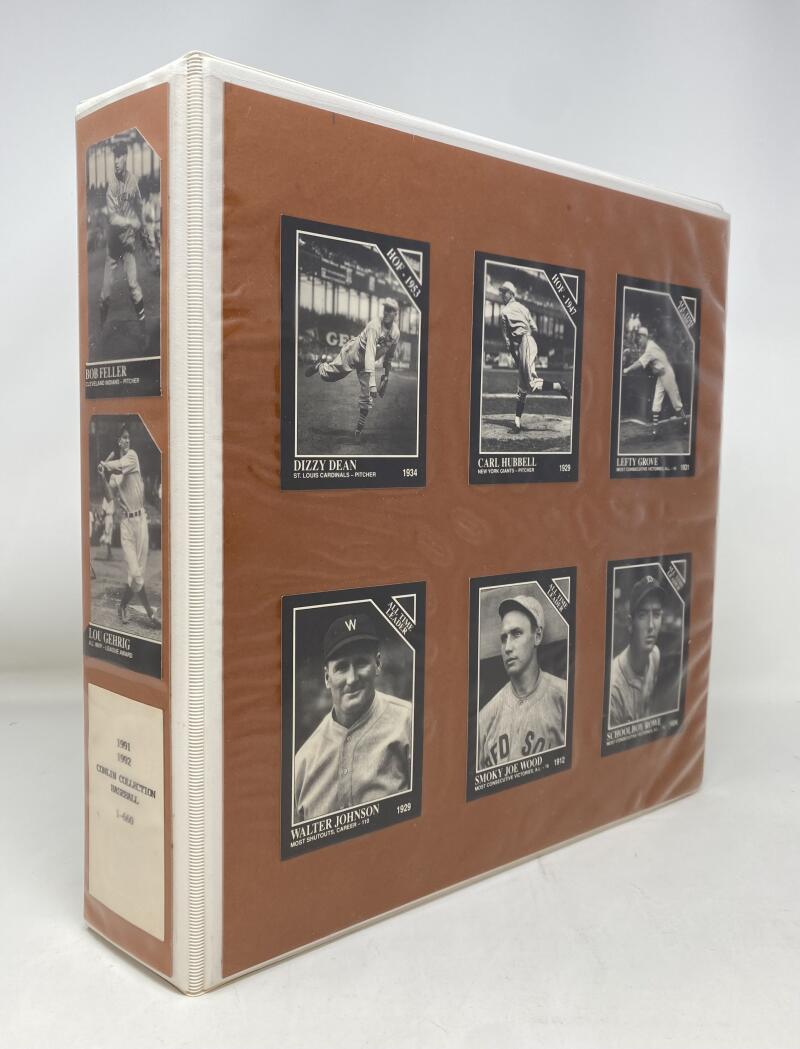 1991-92 Conlin Collection Baseball Binder Set 1-660 Image 2