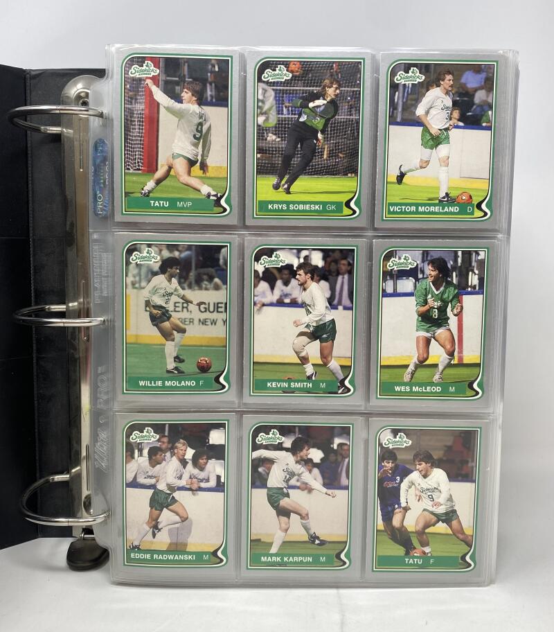 1987-1992 Pacific MISL Soccer Hand Collated Binder Set 595 Cards Image 1