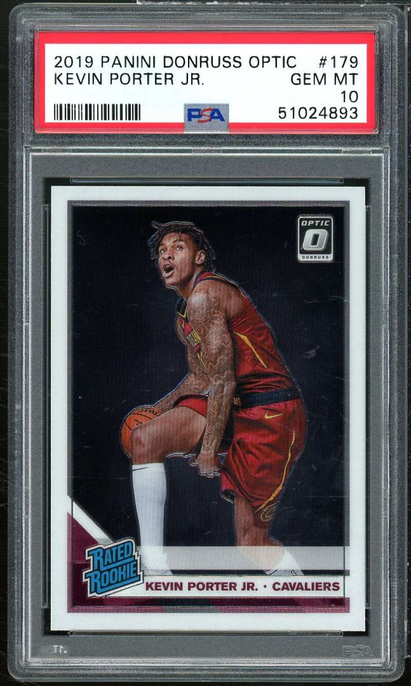 Kevin Porter Jr. Rookie Card 2019-20 Panini Donruss Optic #179 PSA 10 Image 1