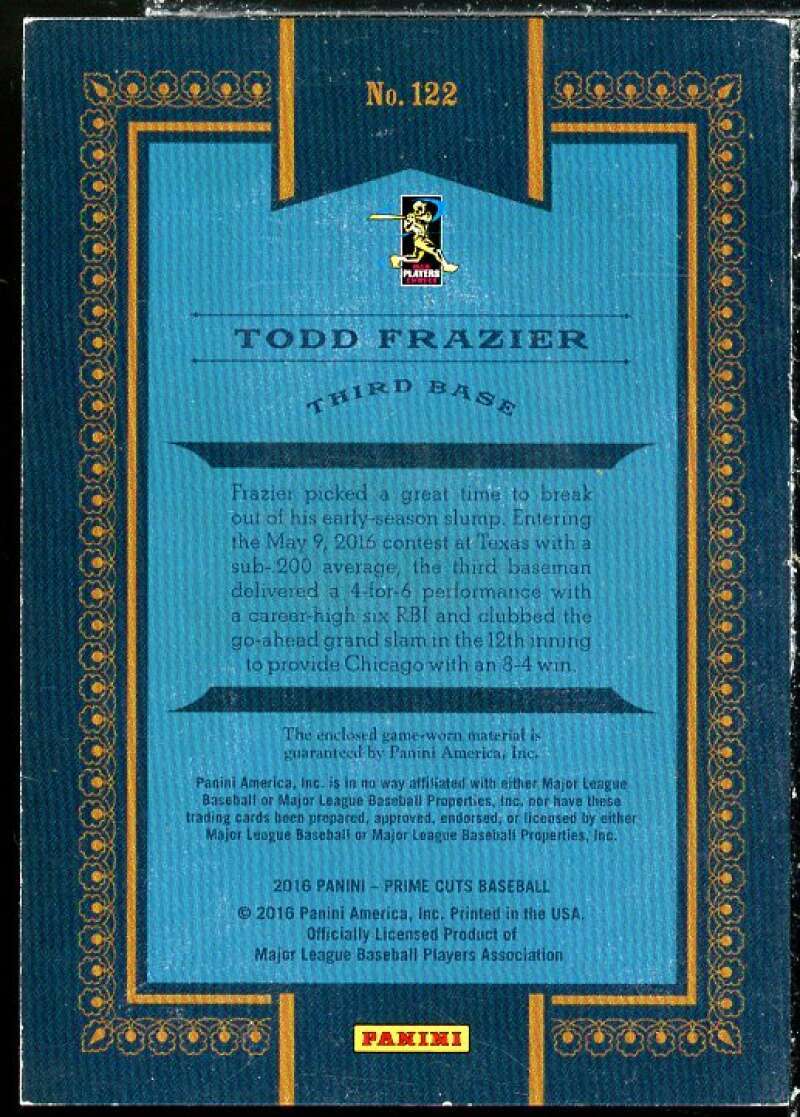 Todd Frazier JSY Card 2016 Prime Cuts #122  Image 2